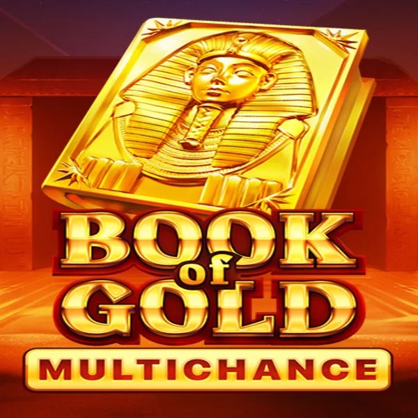 Book of Gold Multichance slot visual from Playson available on vegasherocasinos-es.com