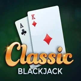 Classic Blackjack slot visual from Red Tiger Gaming available on vegasherocasinos-es.com