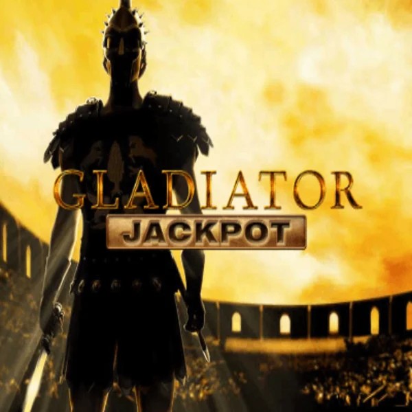 Gladiator Jackpot slot logo by Playtech at Vegashero Casino