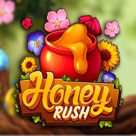 Honey Rush slot logo by Play'n GO at Vegashero Casino