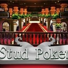 Stud Poker 3D online game logo by iSoftBet on vegasherocasinos-es.com